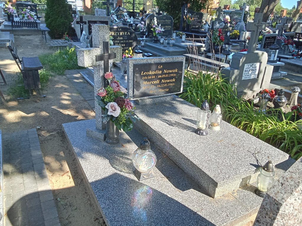 Grób Marceli Nowak
