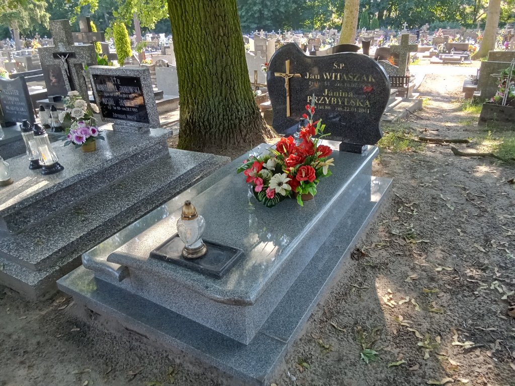 Grób Janina Przybylska