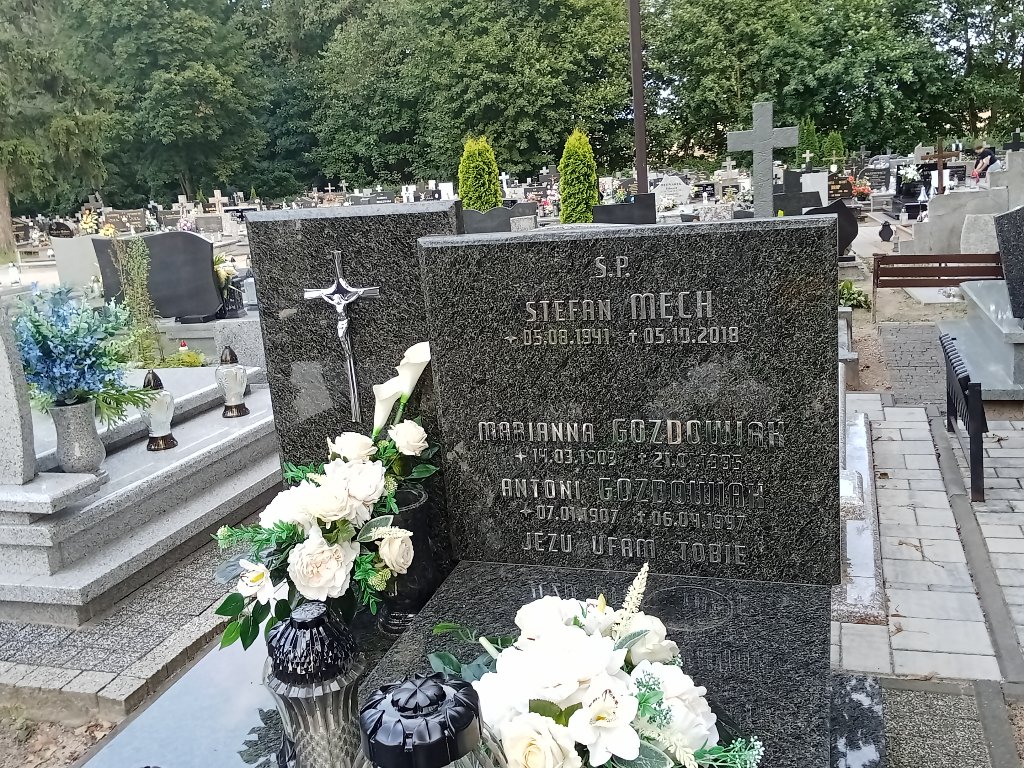 Grób Stefan Męch