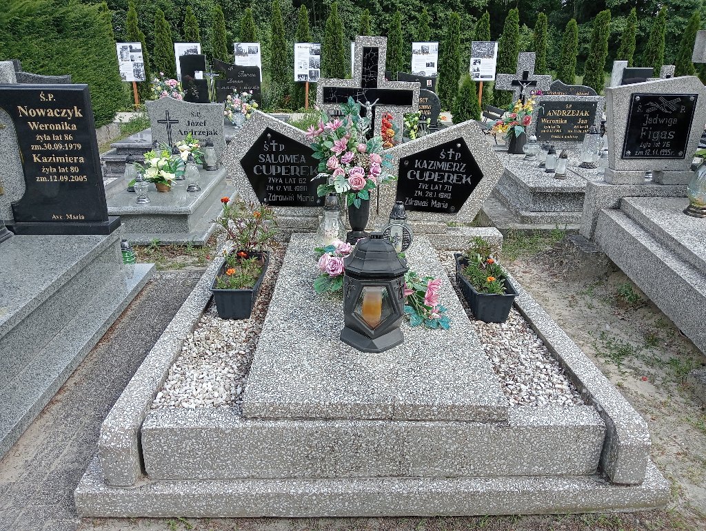 Grób Adam Cuperek