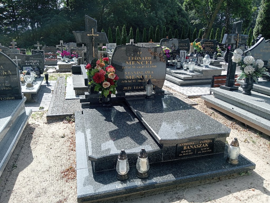 Grób Stanisława Mencel